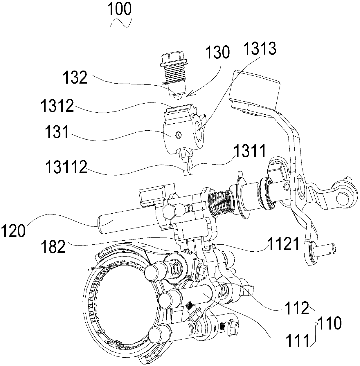 Transmission assembly and gear shifting mechanism thereof