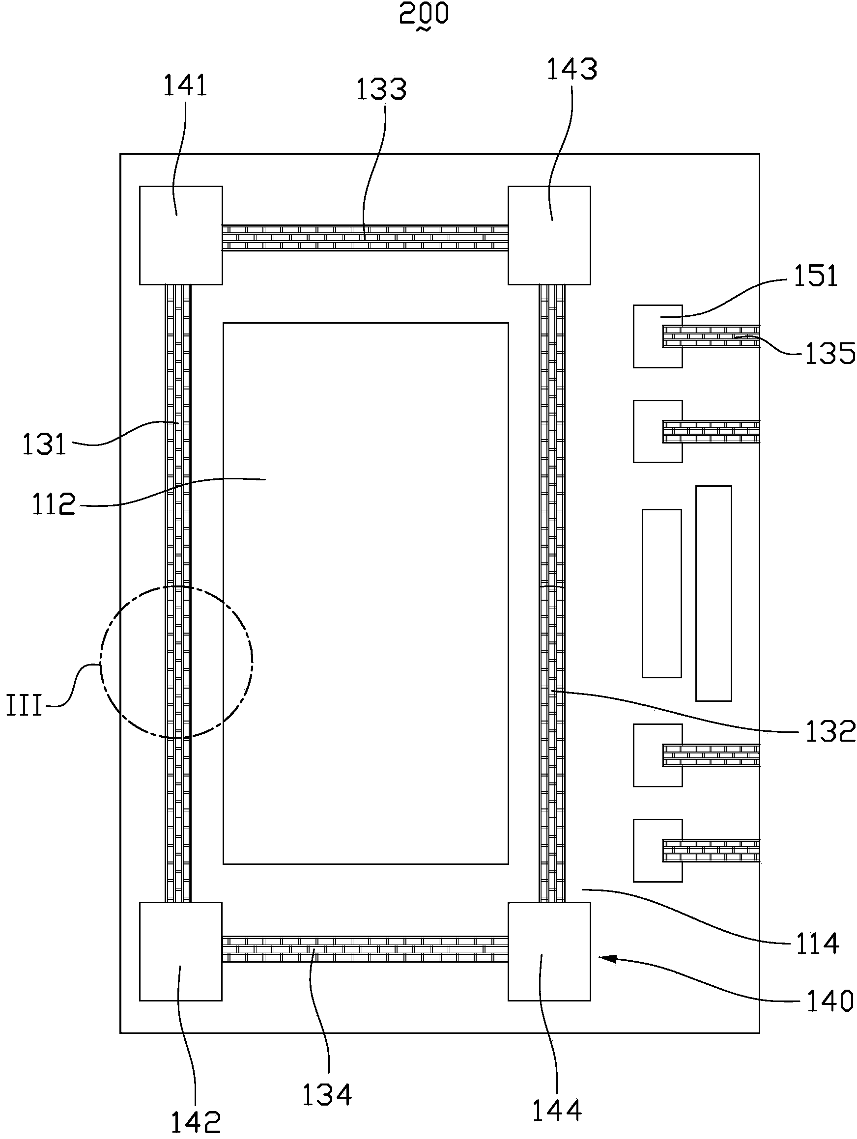 Liquid crystal electrode mother glass substrate and liquid crystal display panel