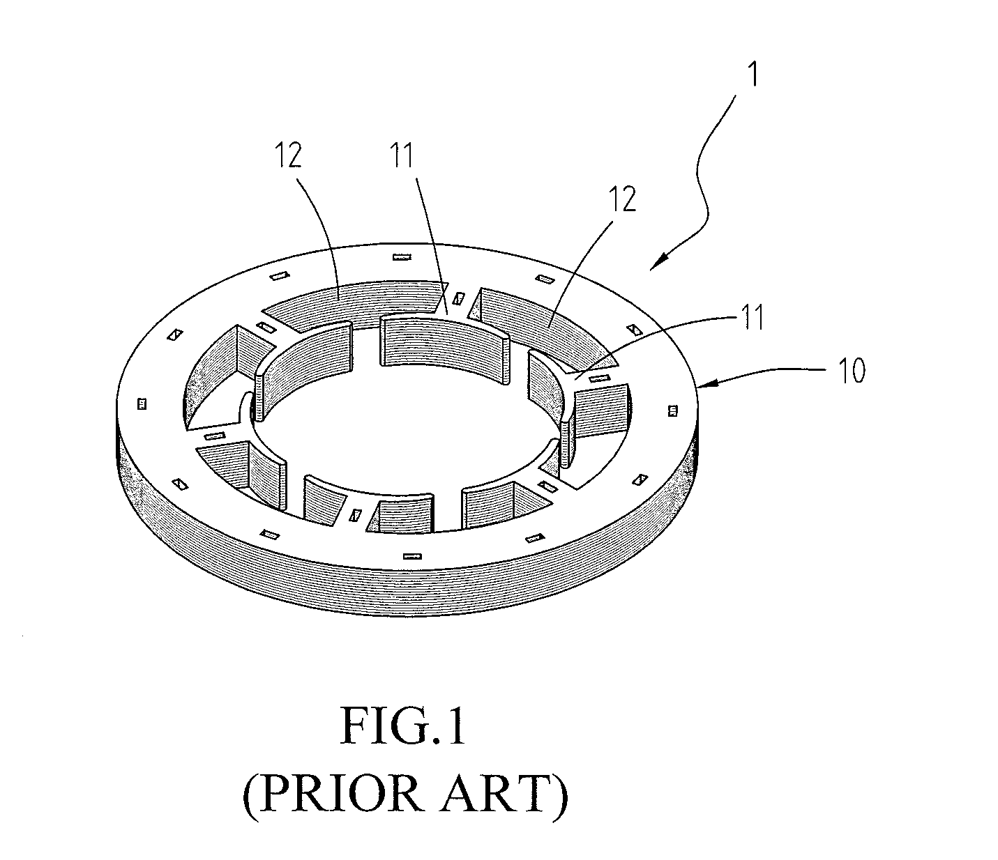 Stator of motor, stator unit and manufacturing method thereof