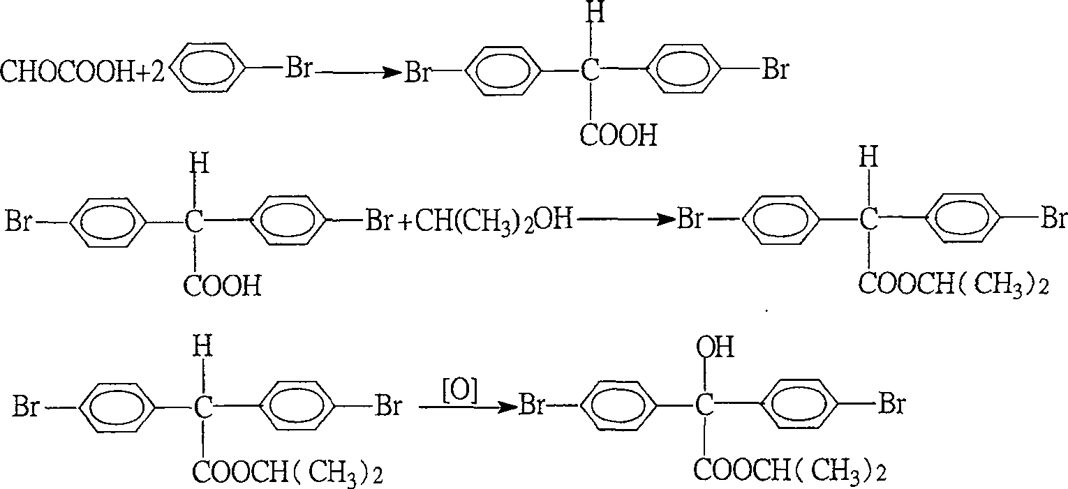 Method for synthesizing akarol fenisobromolate