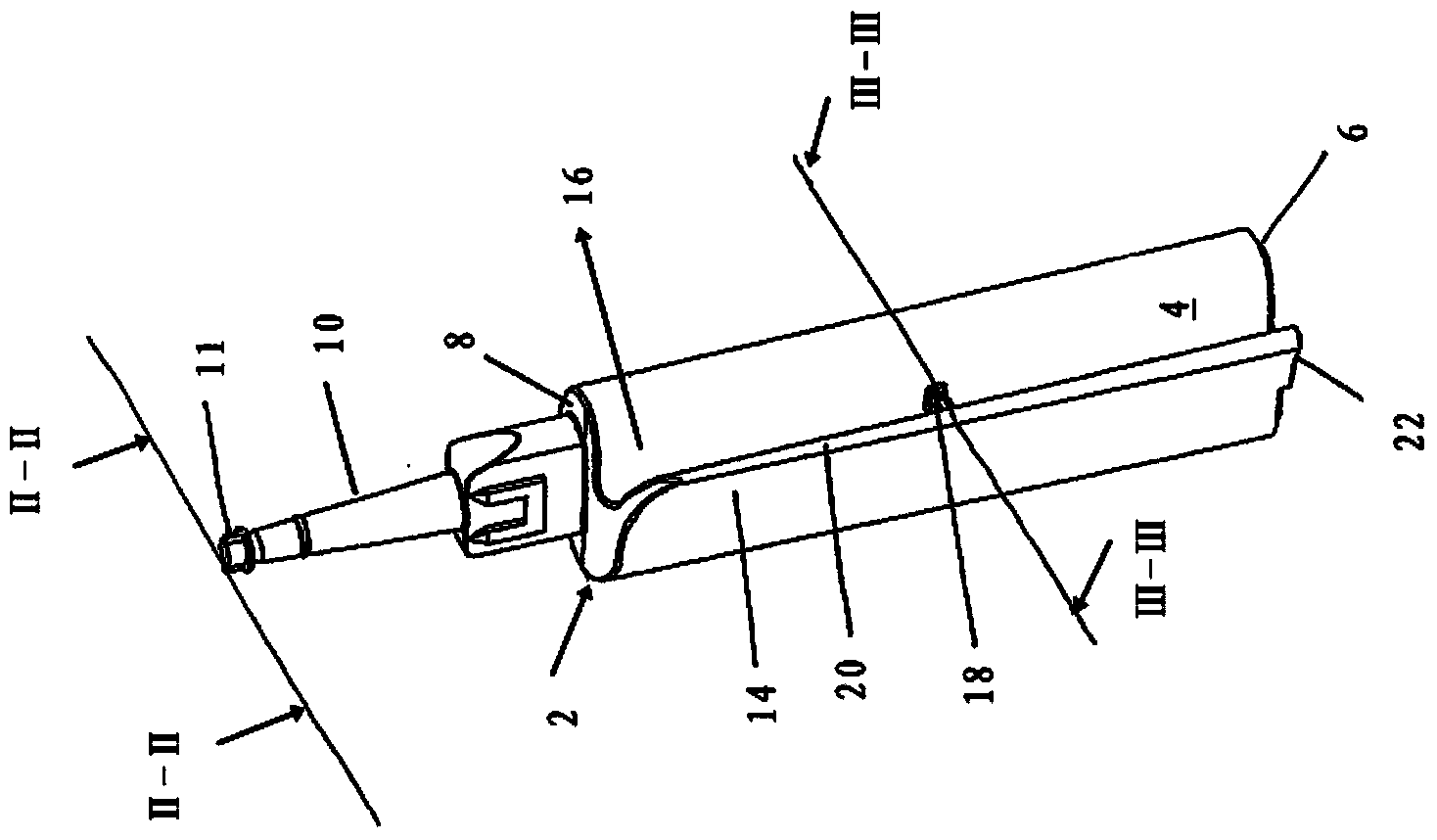 Container for dosing a flowable substance