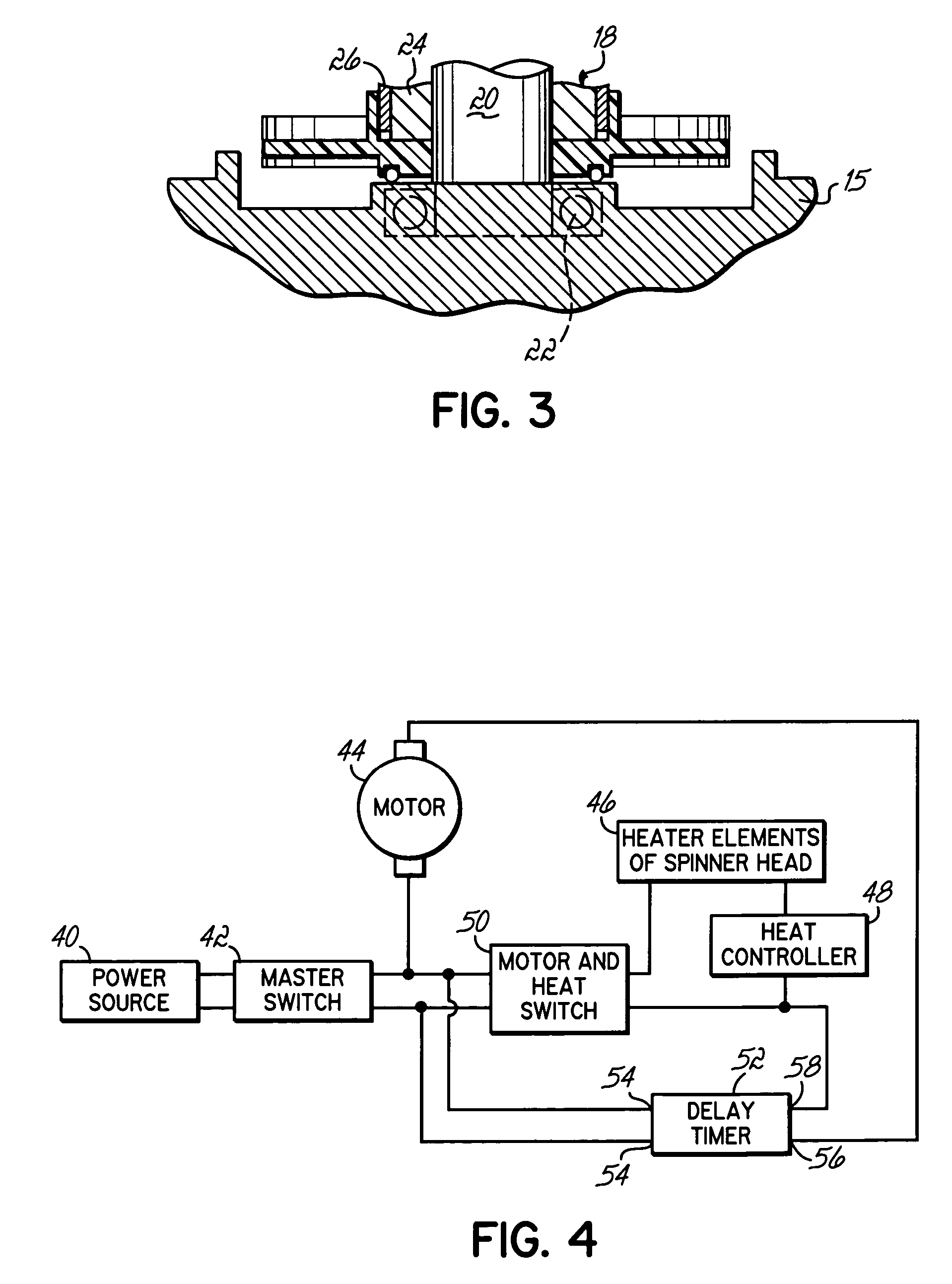 Heater control for cotton candy spinner head