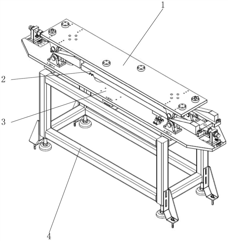 Pneumatic stable lifting positioning mechanism