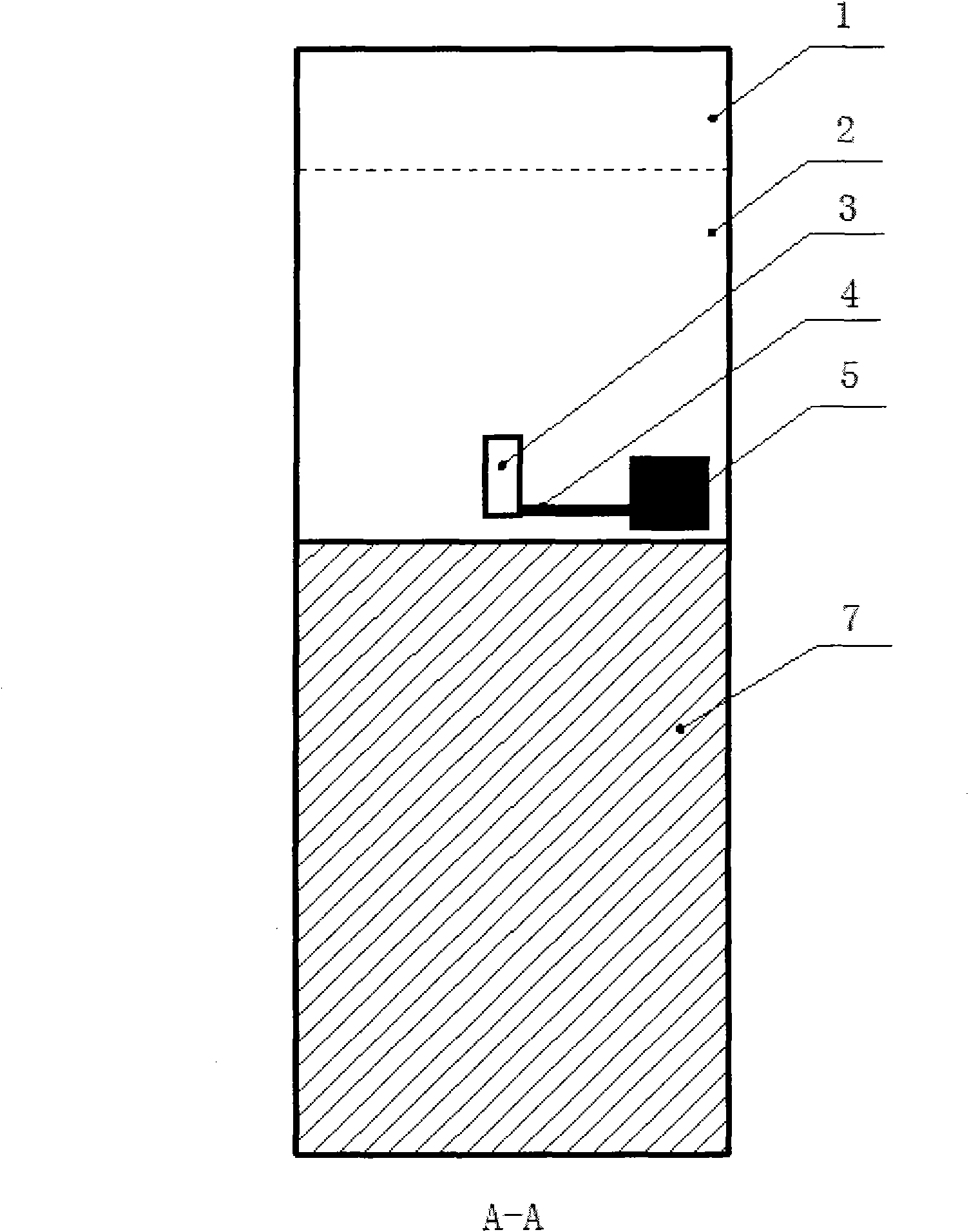 Micro piezoresistive device for measuring wall shear stress and manufacturing method thereof