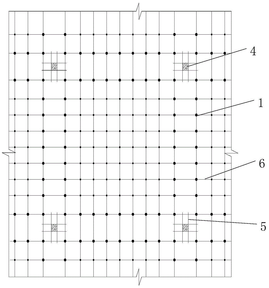 Whole collapse preventing high and large formwork supporting system