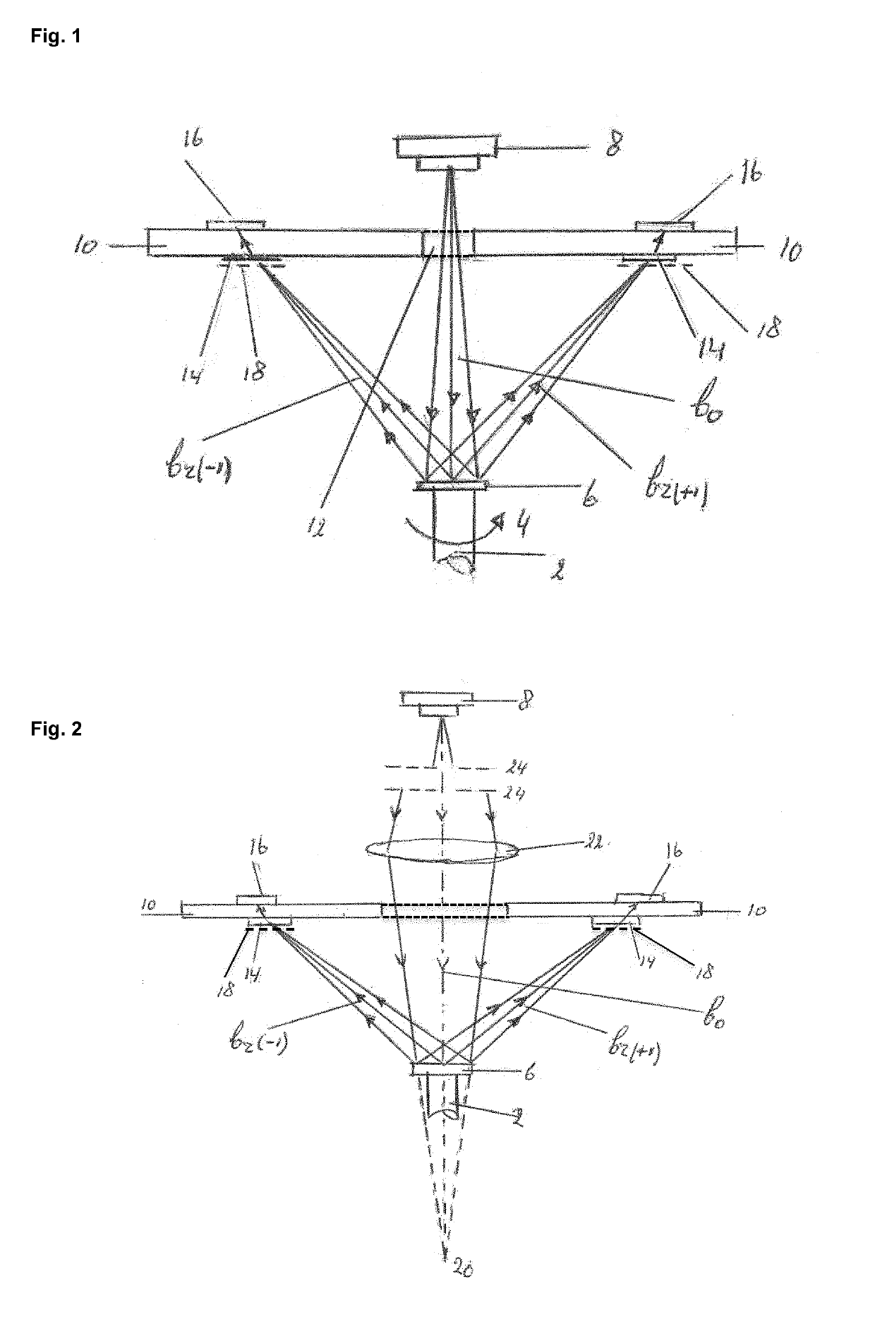 Optical rotation angle measuring system