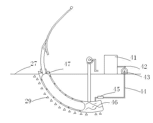 Modularized unblocked buoyancy optical heat-collecting device