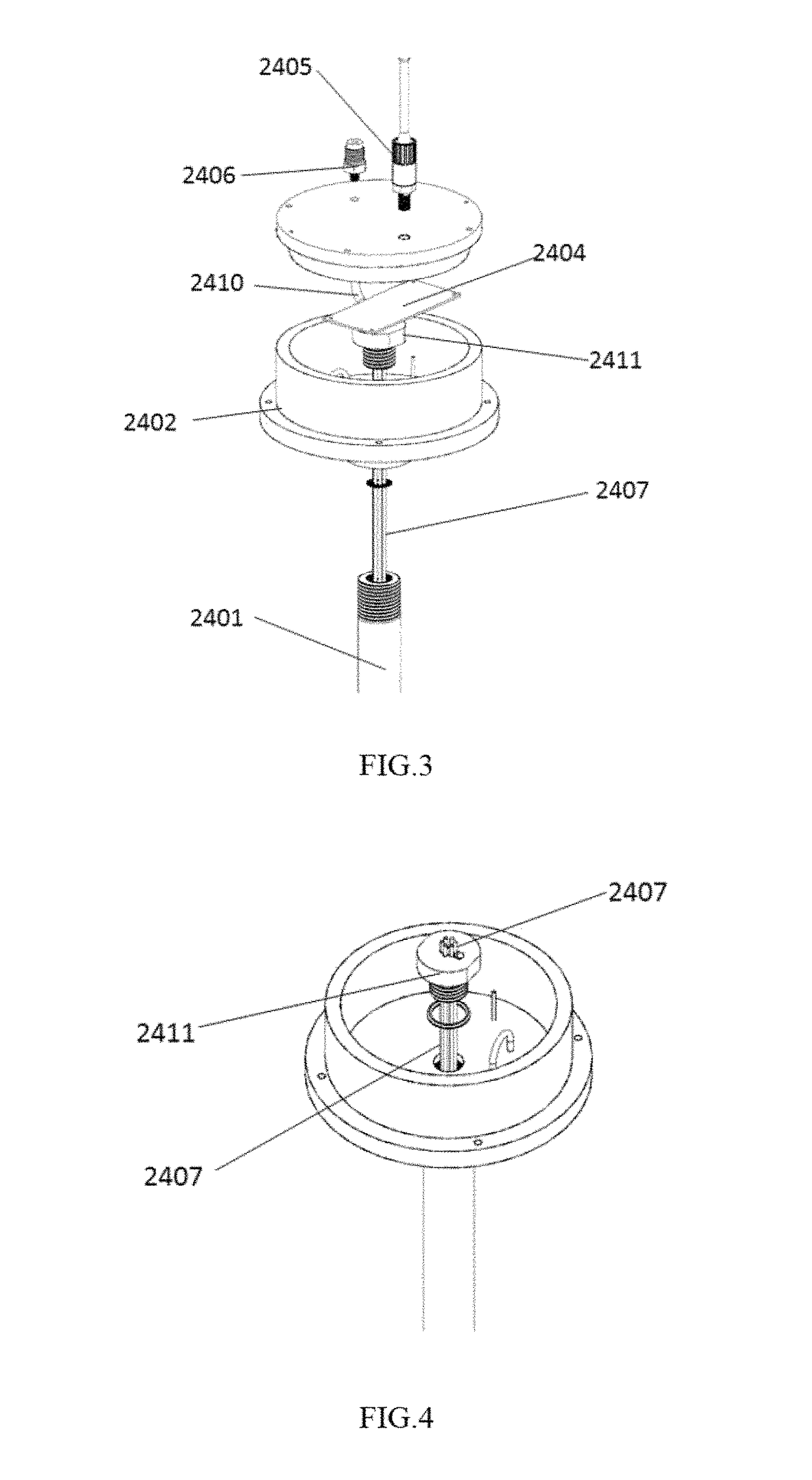 Pop-up long-term monitoring base station for seafloor heat flow