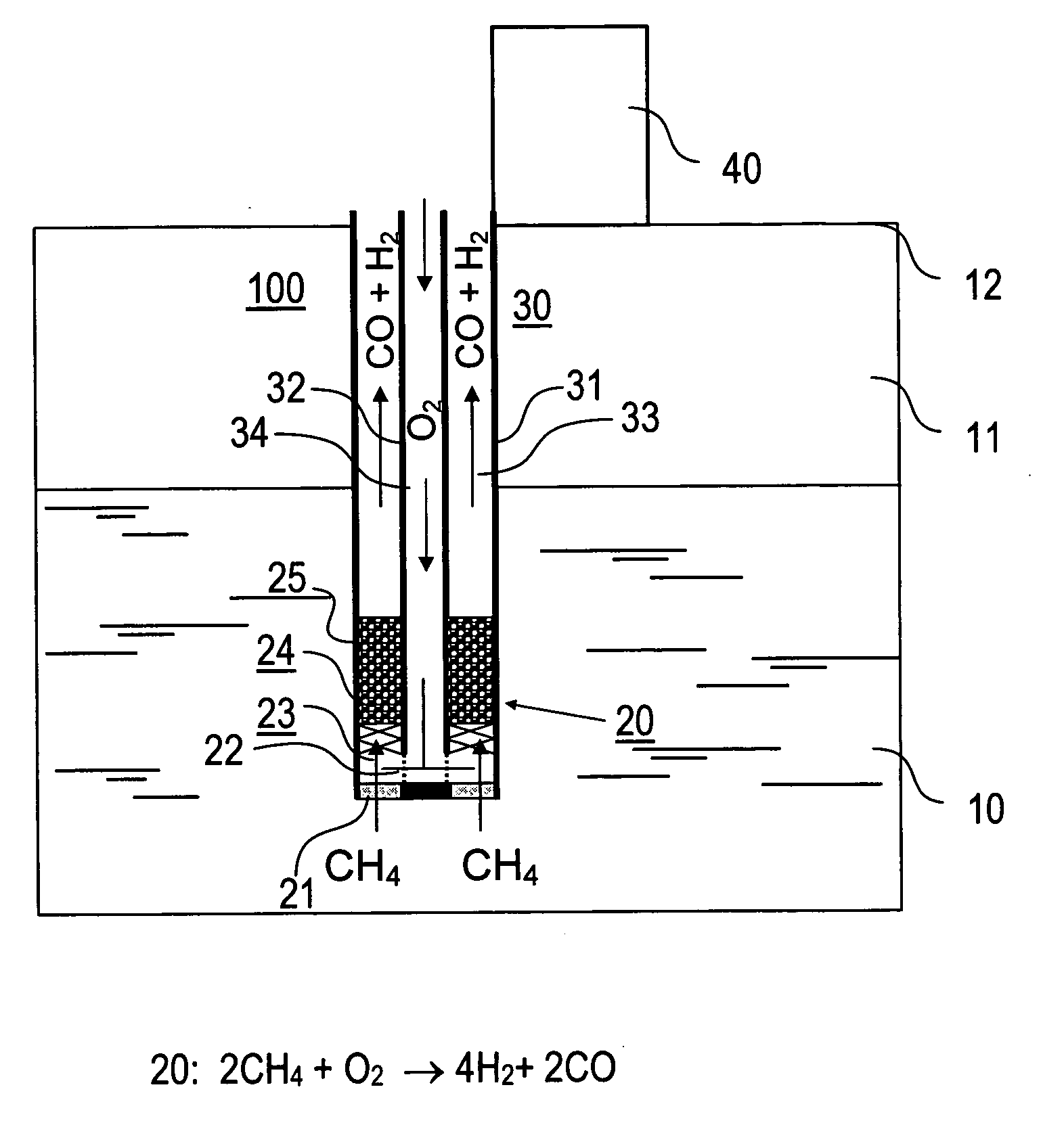 Process and device for the thermal stimulation of gas hydrate formations