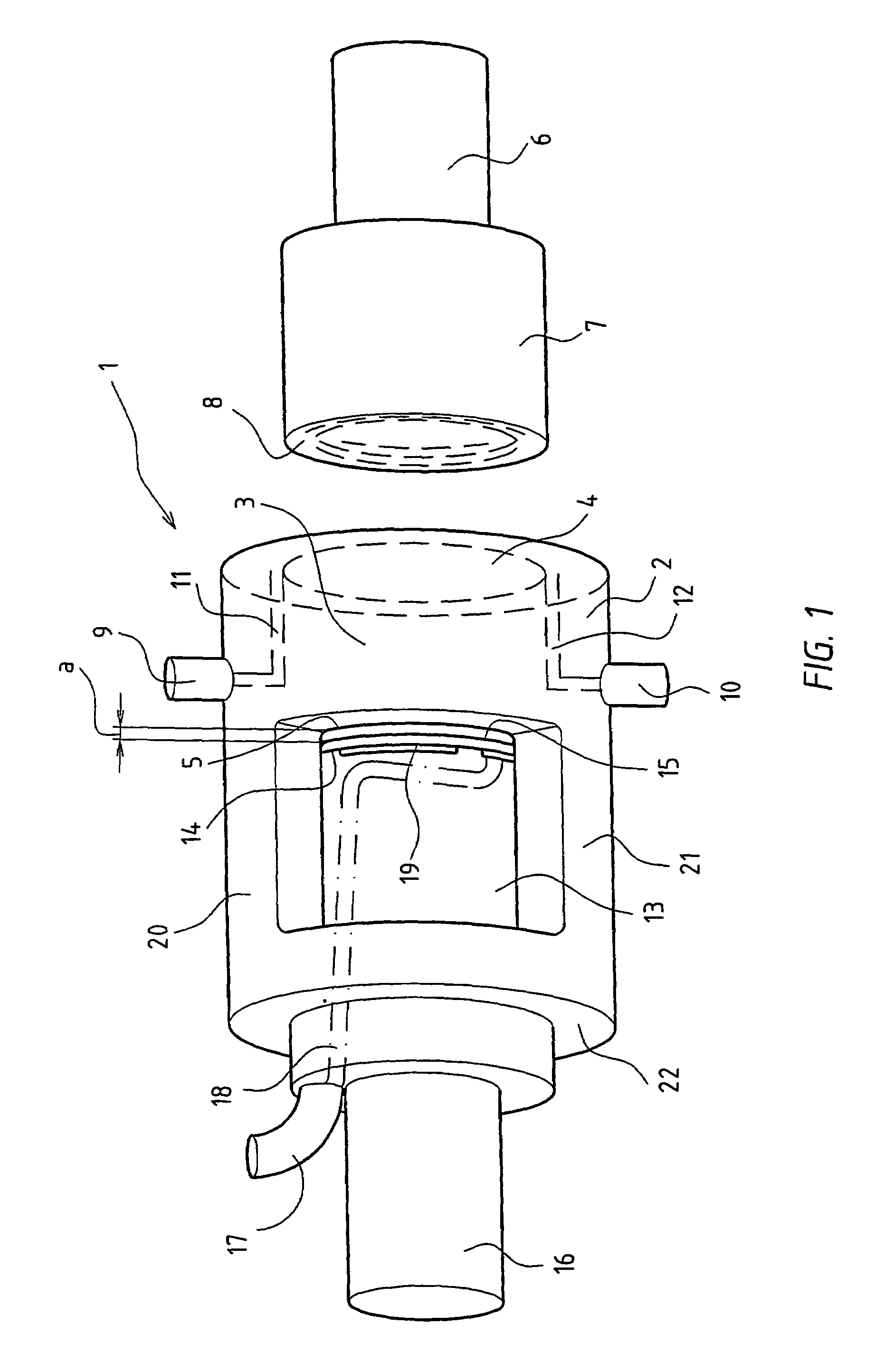 Device and method for separating meat from bone parts
