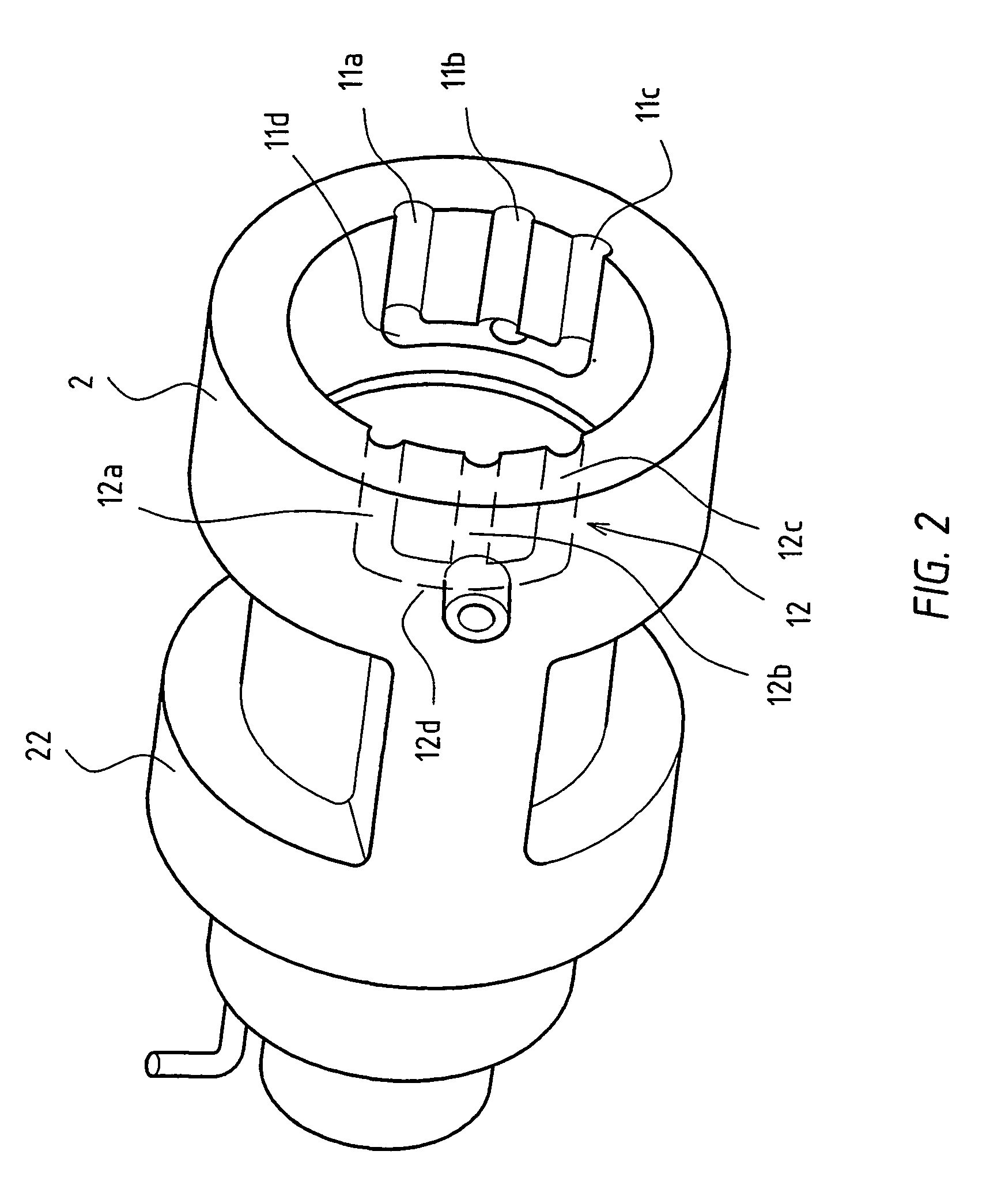 Device and method for separating meat from bone parts