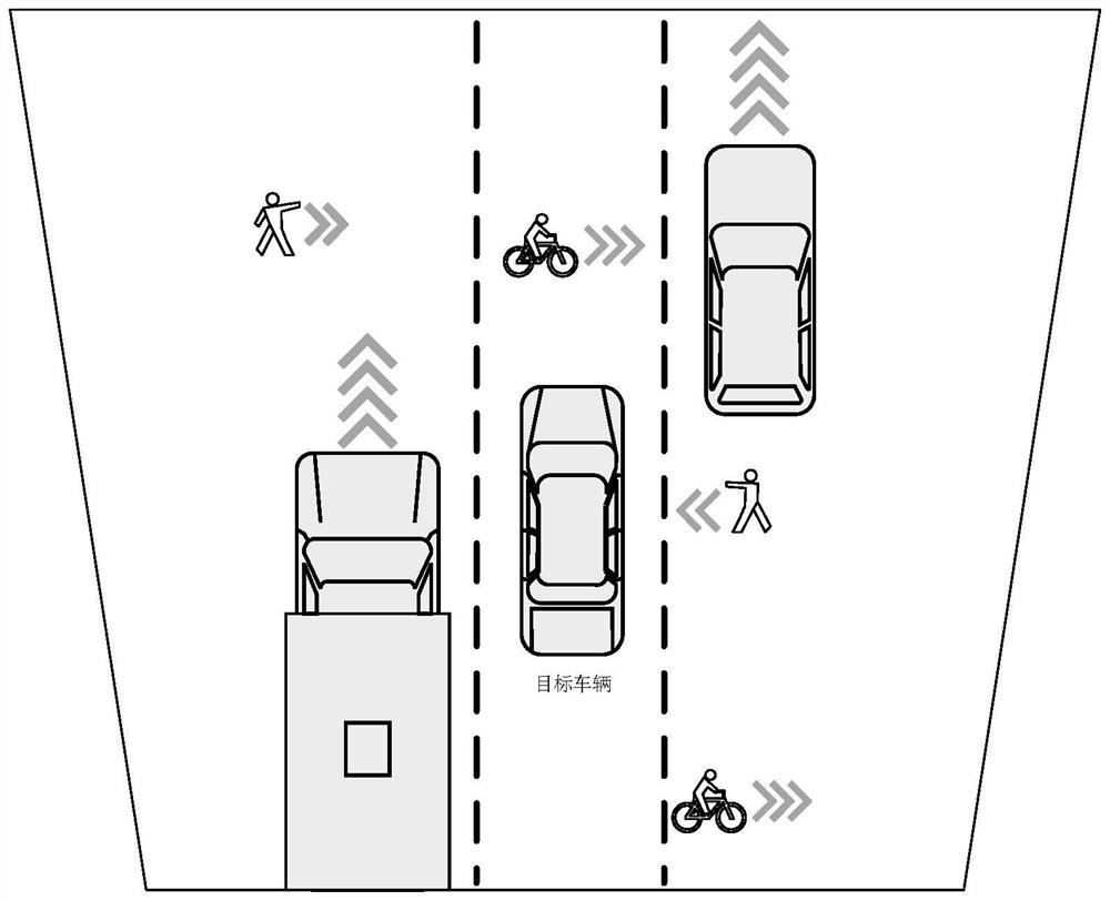 System and method for displaying vehicle surrounding target detection and track prediction