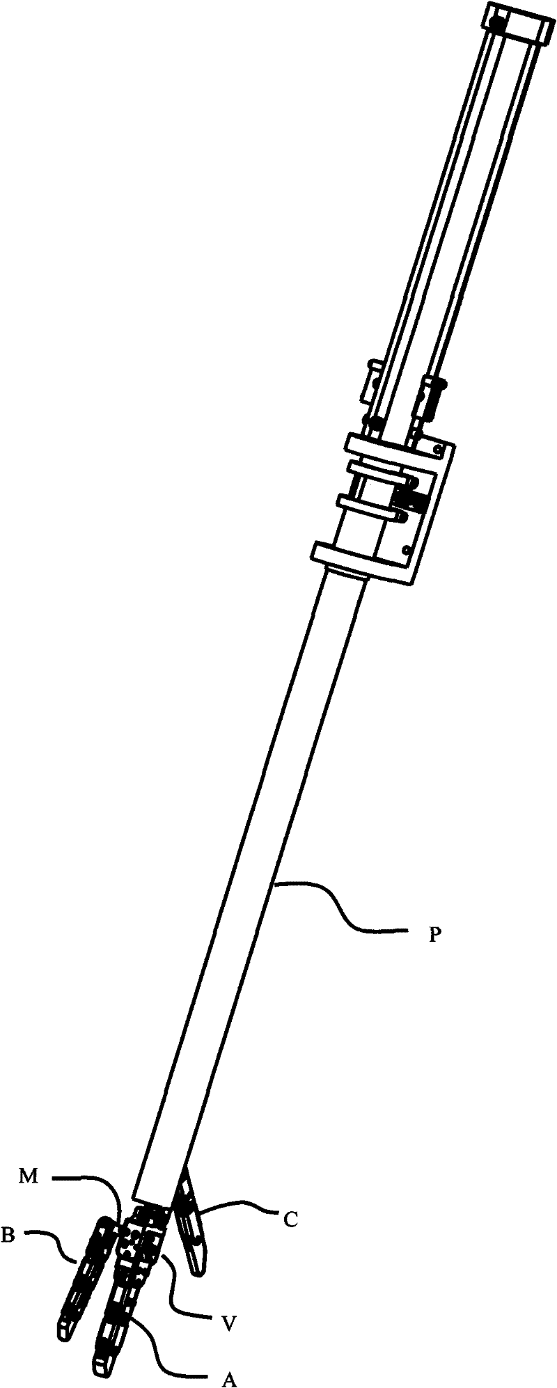 Metamorphic tool hand for abdominal cavity minimal invasive surgery robot