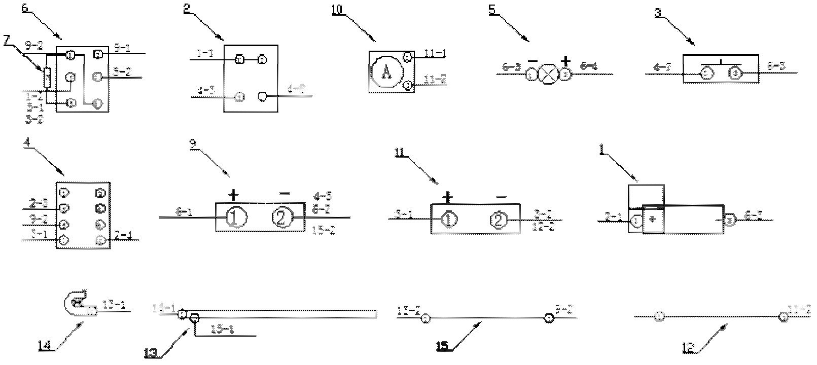 Ascending-free tester for current transformer (TA) polarity of switch