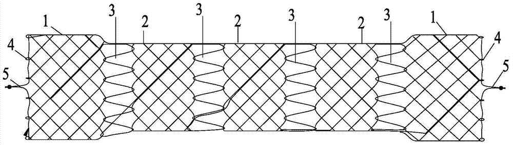 Integrated support convenient to recycle and weaving method thereof