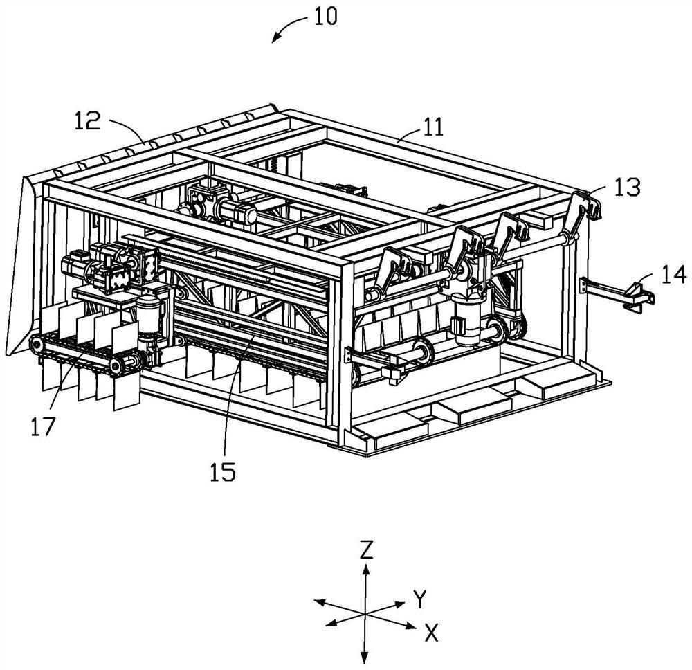 Unloading devices and loading equipment