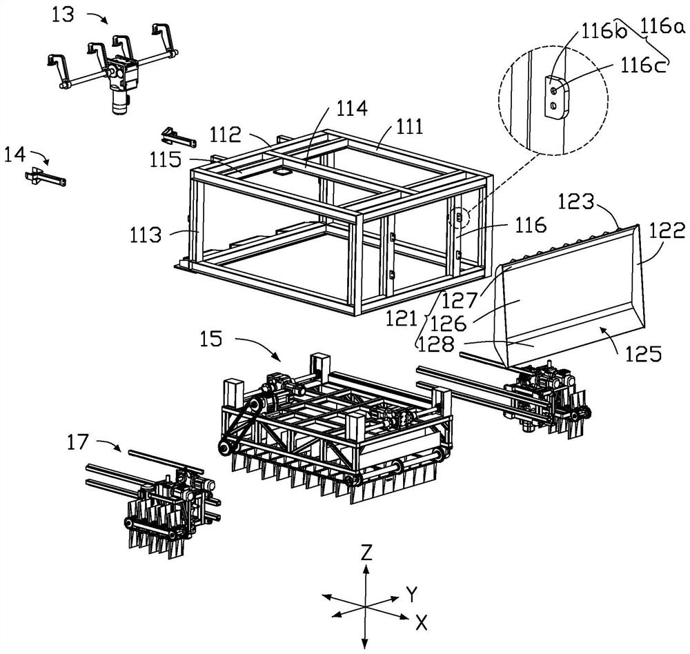 Unloading devices and loading equipment