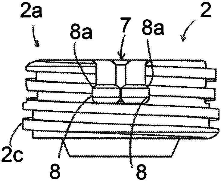 Surgical assembly for placing a pedicle screw cover