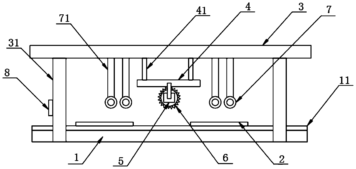 Hoisting machinery accessory cutting processing equipment