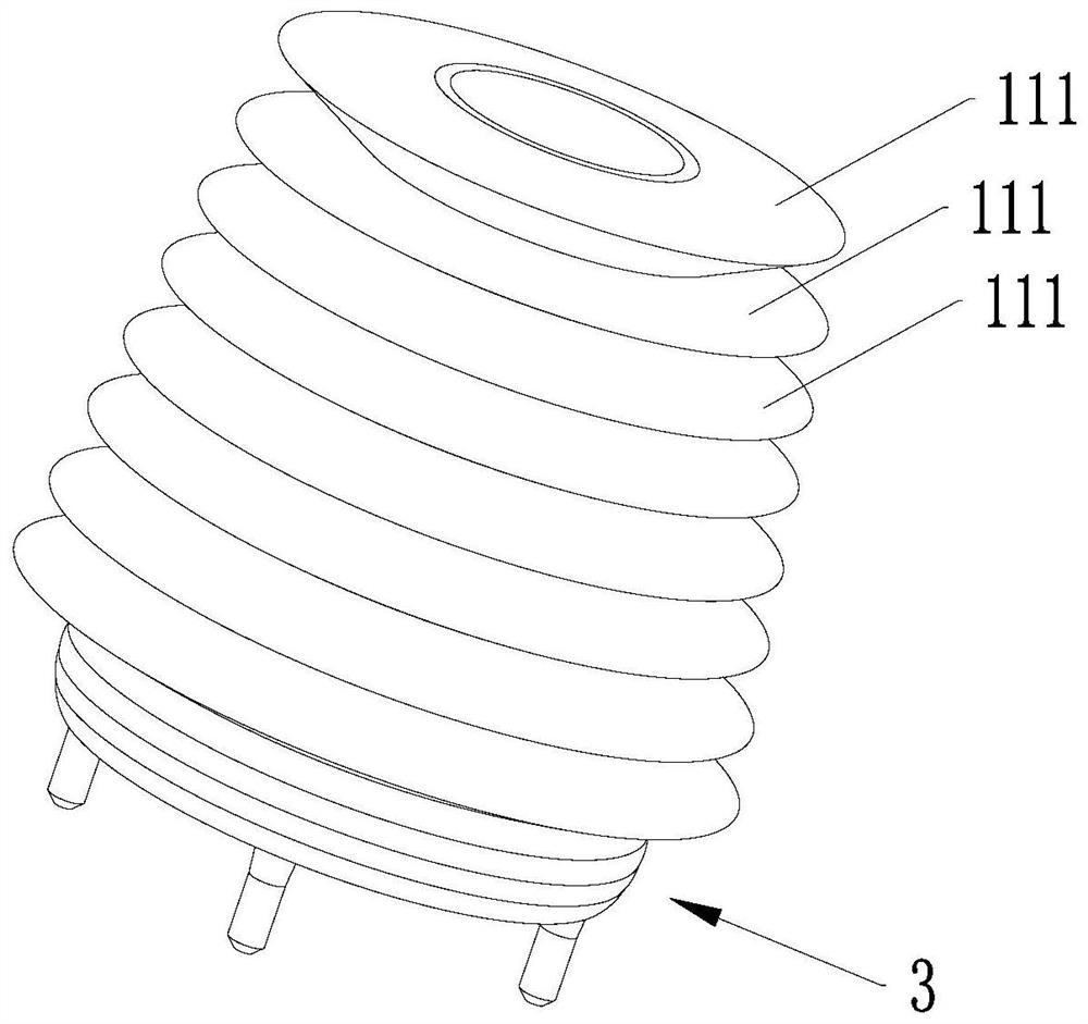 Sharp bulb light guide column