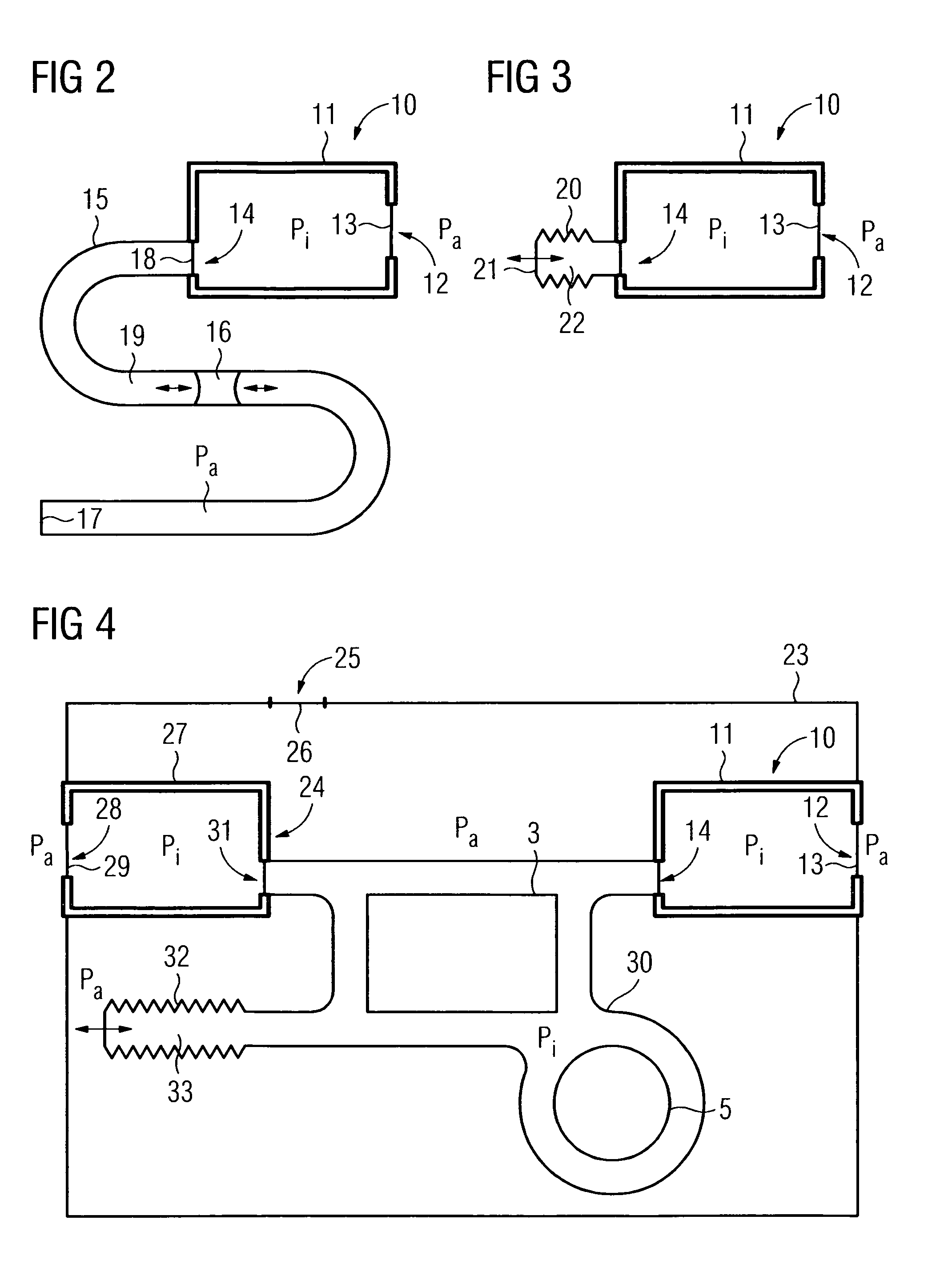 Hearing apparatus with pressure equalization for converters