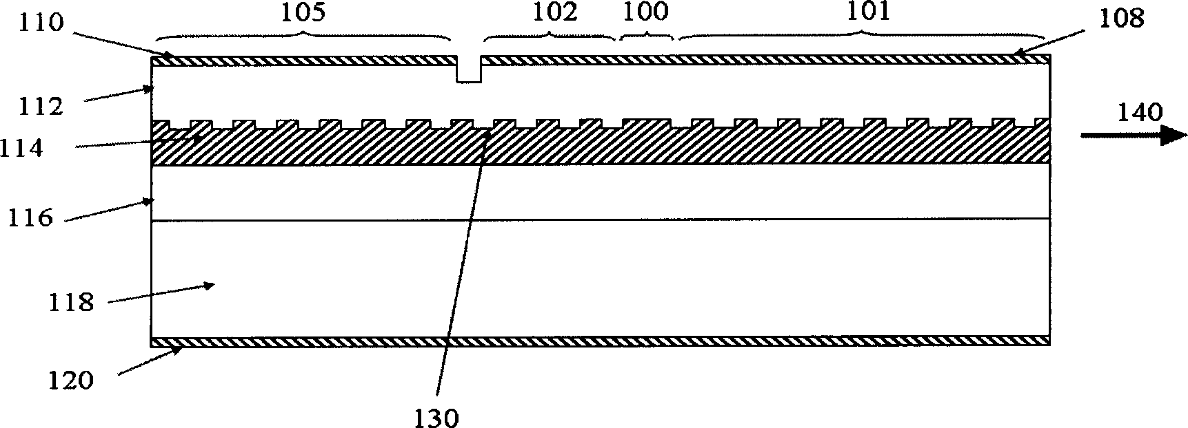Q-modulation semiconductor laser with electric absorption grating structure