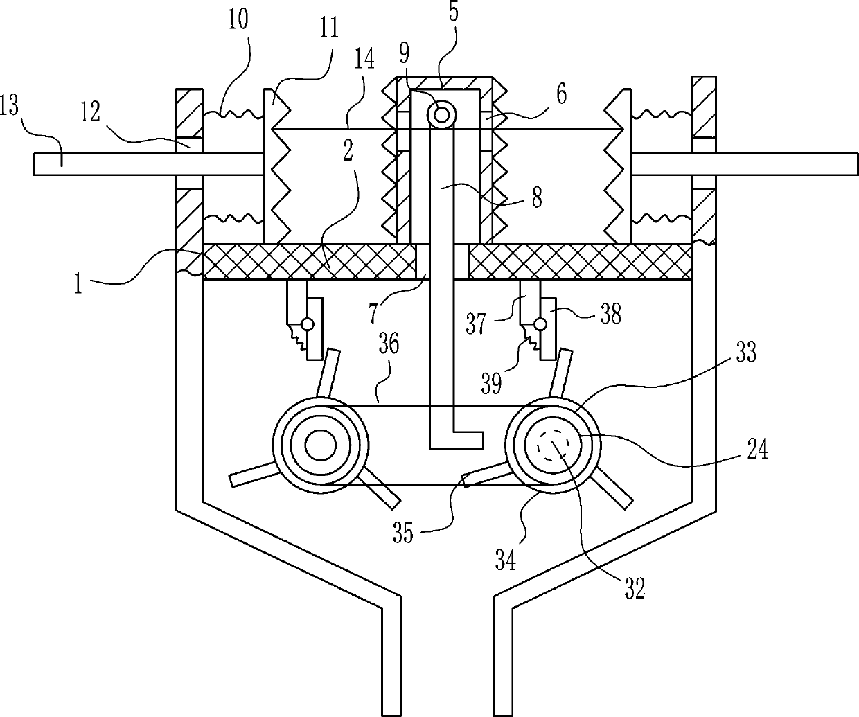 An integrated device for convenient weighing and sieving of talc powder for household water purifier production