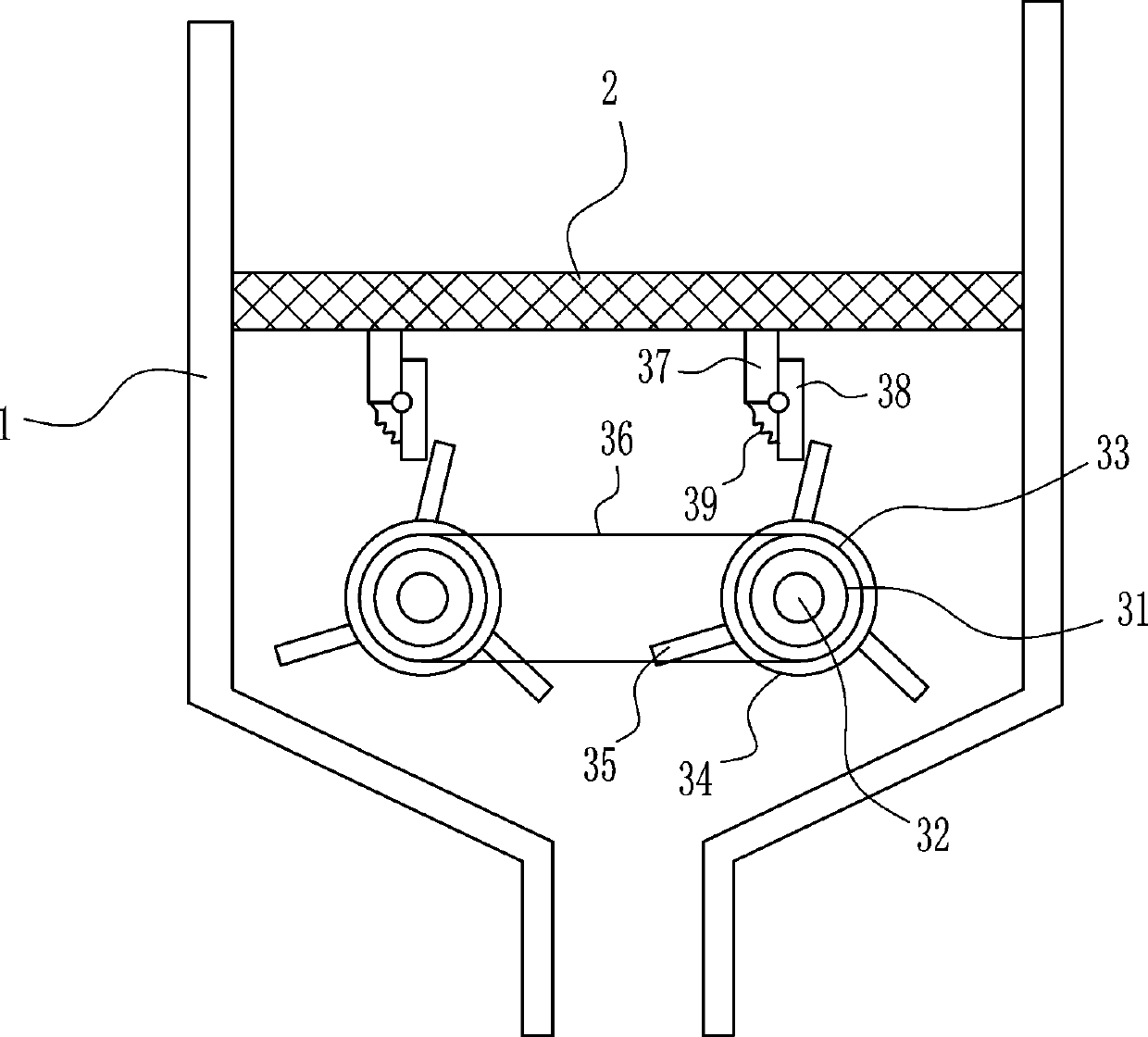 An integrated device for convenient weighing and sieving of talc powder for household water purifier production