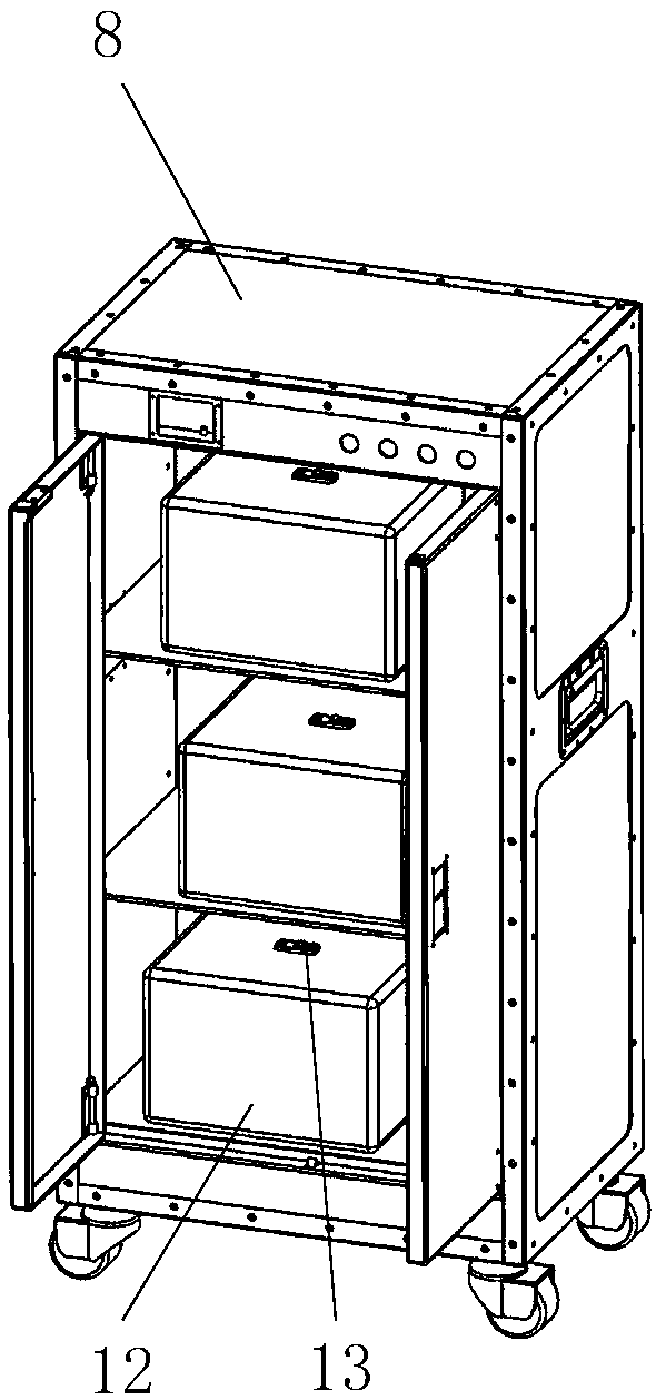 RFID-based city check-in baggage container and baggage loading and unloading method thereof