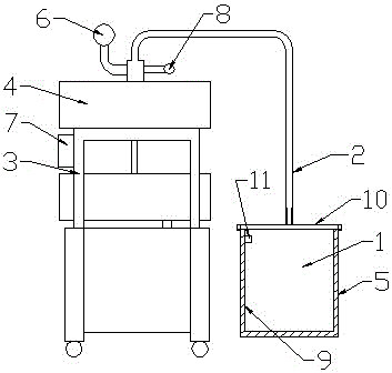 Vacuum refrigerating device
