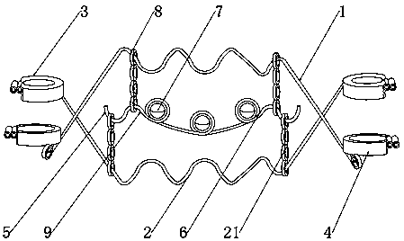 Device for correcting severe crowding through integral tooth movement