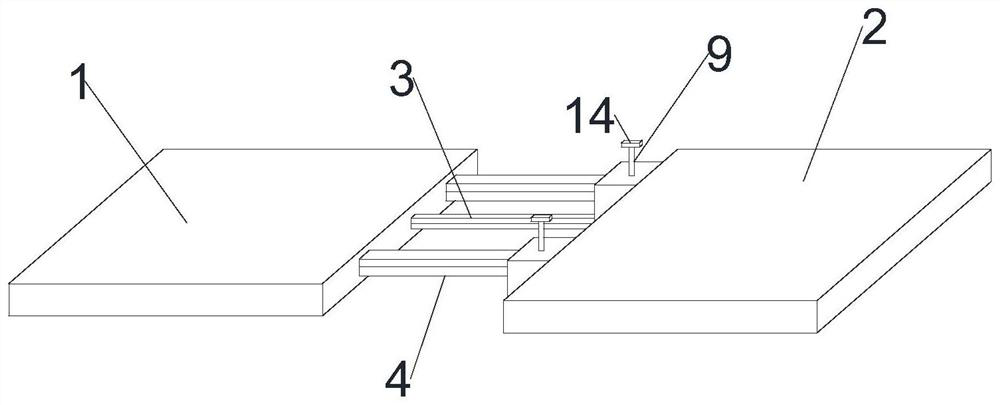 Building formwork convenient to disassemble and high in stability and manufacturing process thereof