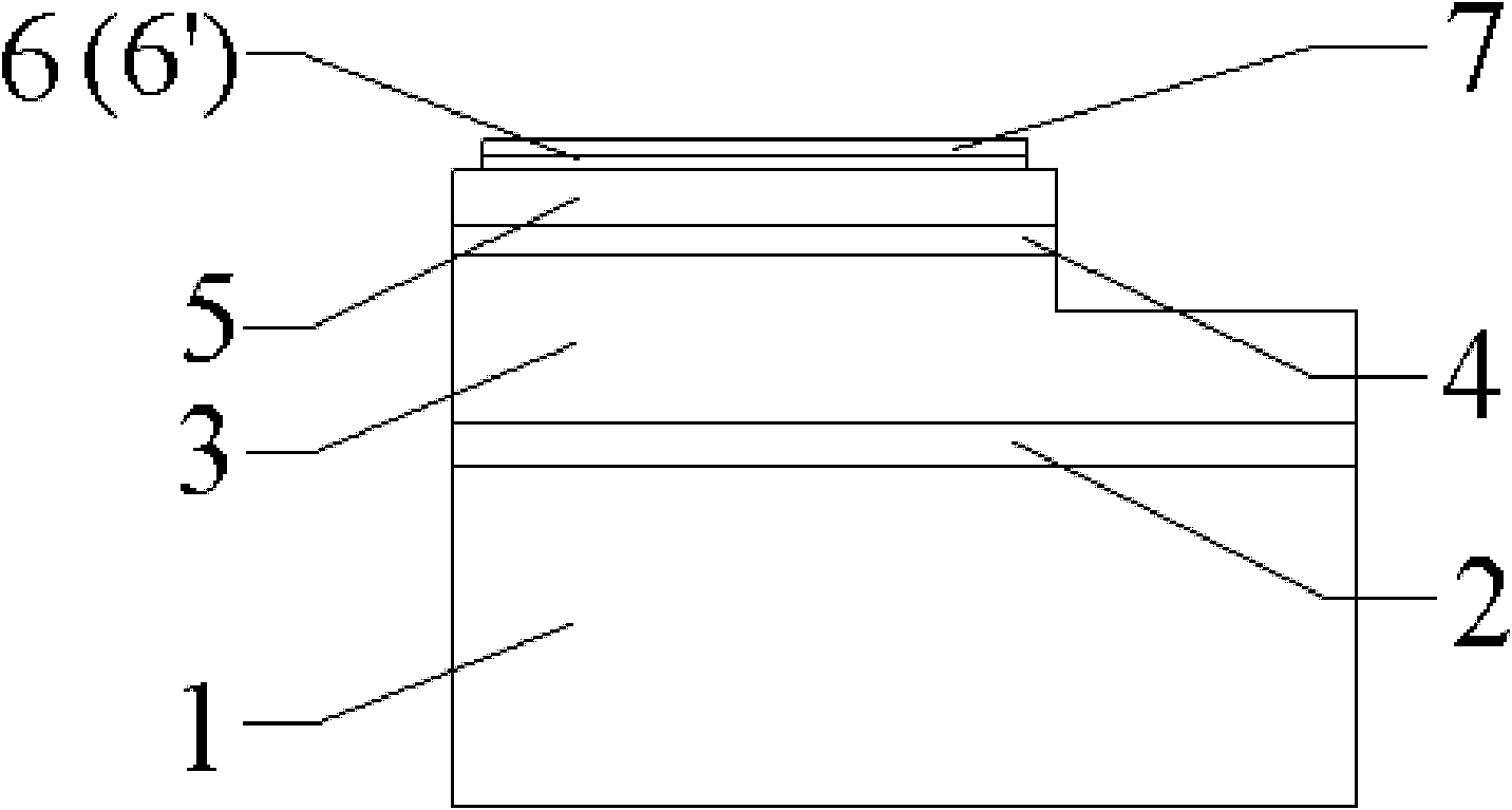 Light-emitting diode with transparent electrode and preparation method