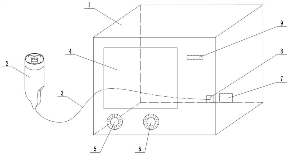 Pulse ultrasound and medicine synergistic in-vitro non-invasive therapeutic apparatus and operation method thereof