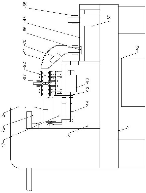 Automatic loading device for nut hot-heading procedure