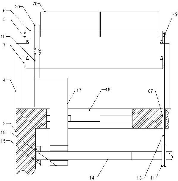 Automatic loading device for nut hot-heading procedure