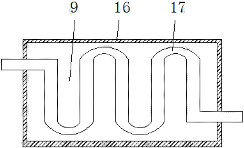 Efficient heating constant-temperature foot bath device