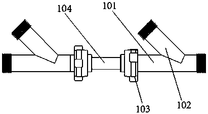 A device for penetrating or withdrawing cables from curved pipelines