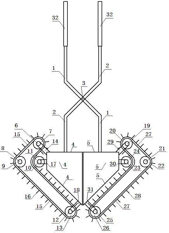 Grain moving toy