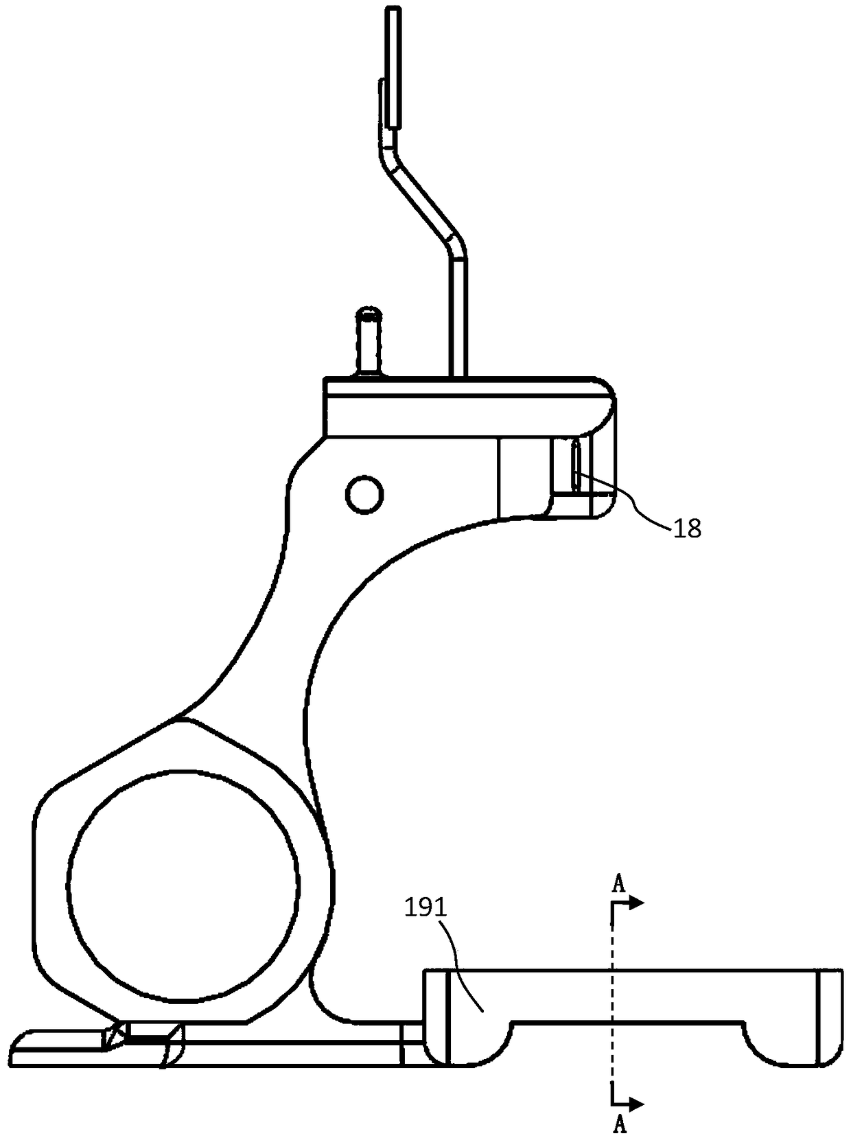 Electromyography feedback and electrical stimulation assistance-type lower limb rehabilitation training apparatus