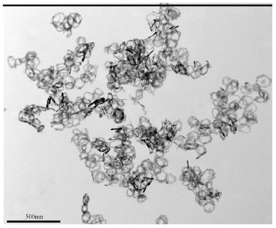 A hollow six-membered ring cobalt oxyhydroxide nanomaterial and its preparation method