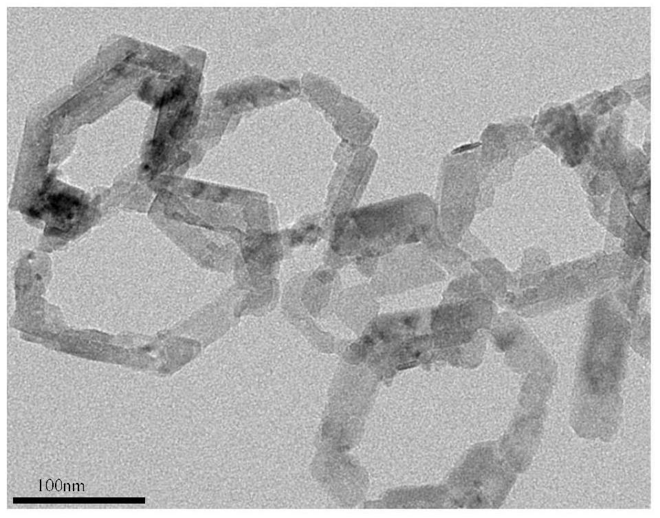 A hollow six-membered ring cobalt oxyhydroxide nanomaterial and its preparation method