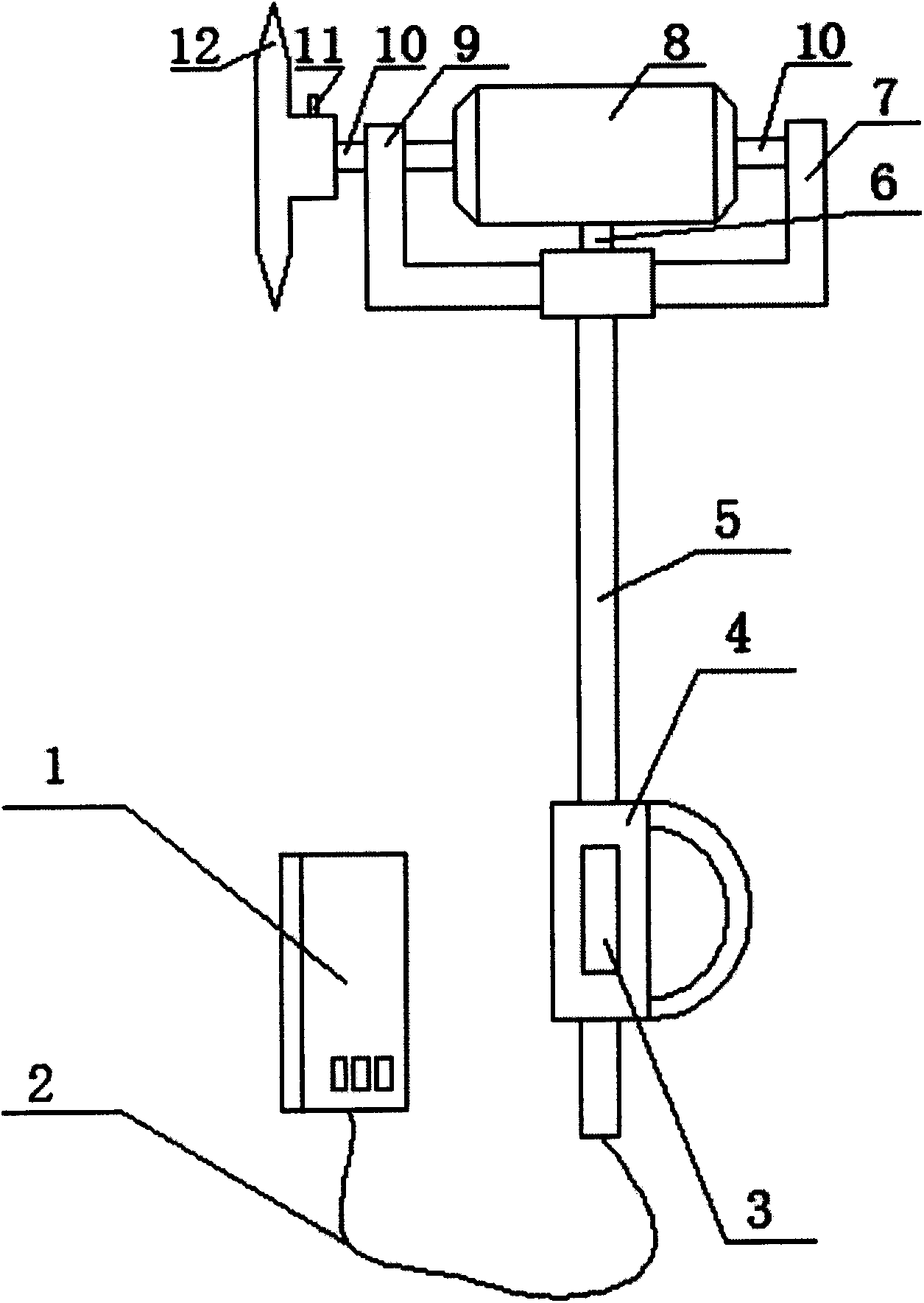 Electric fruit-tree thresher