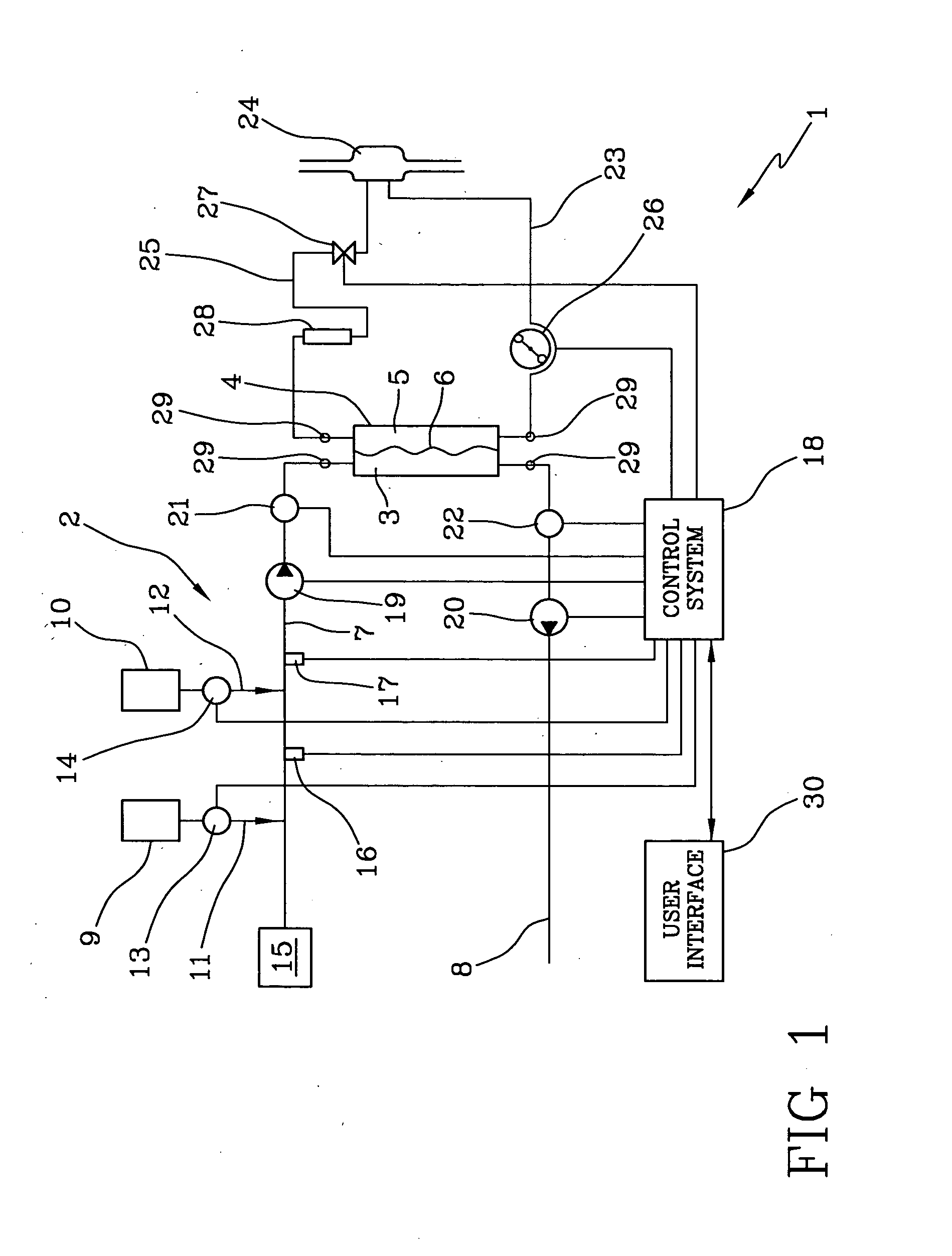 Medical apparatus with improved user interface