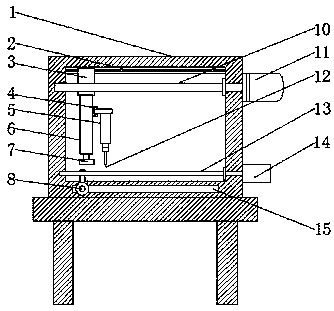 Cutting device for explosion-proof film