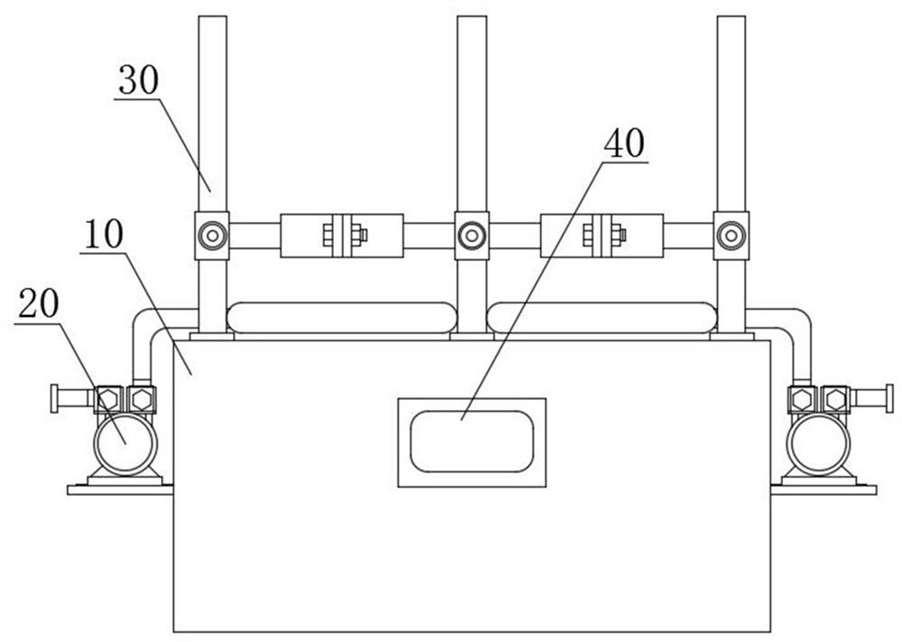 Eucommia ulmoides cultivation device suitable for arid region and using method thereof