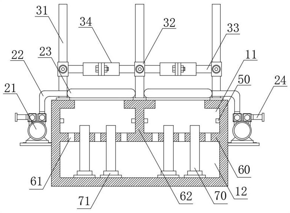 Eucommia ulmoides cultivation device suitable for arid region and using method thereof