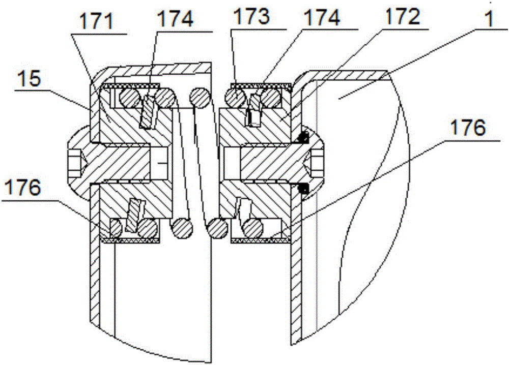 Spring absorber and vibration-resistant sulfur hexafluoride gas density relay