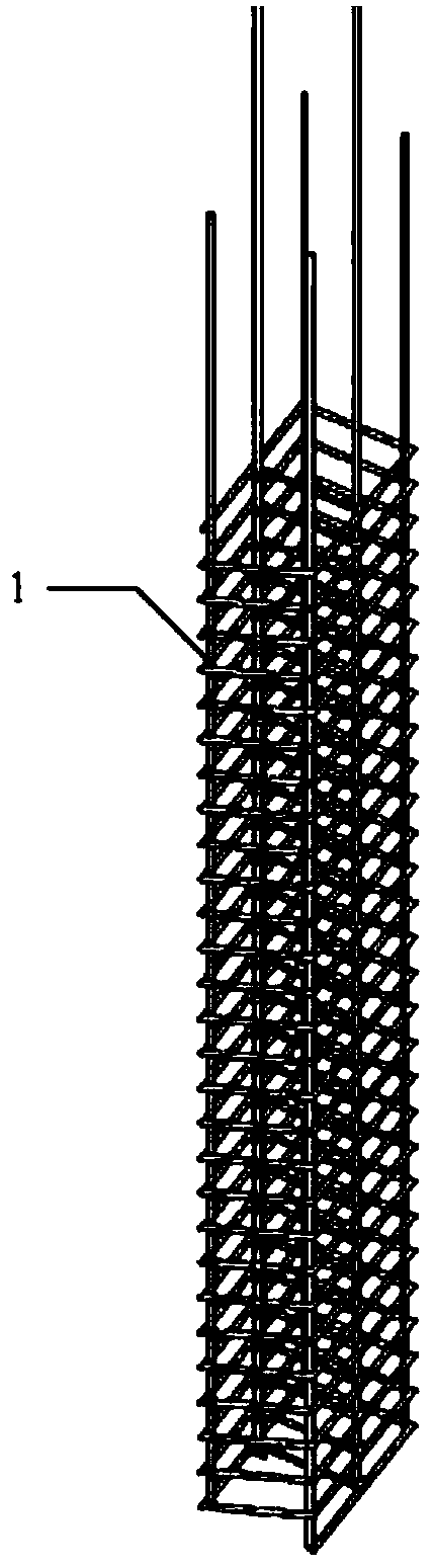 Prefabricated shear wall reinforcement cage component, column reinforcement cage component and manufacturing and assembling method