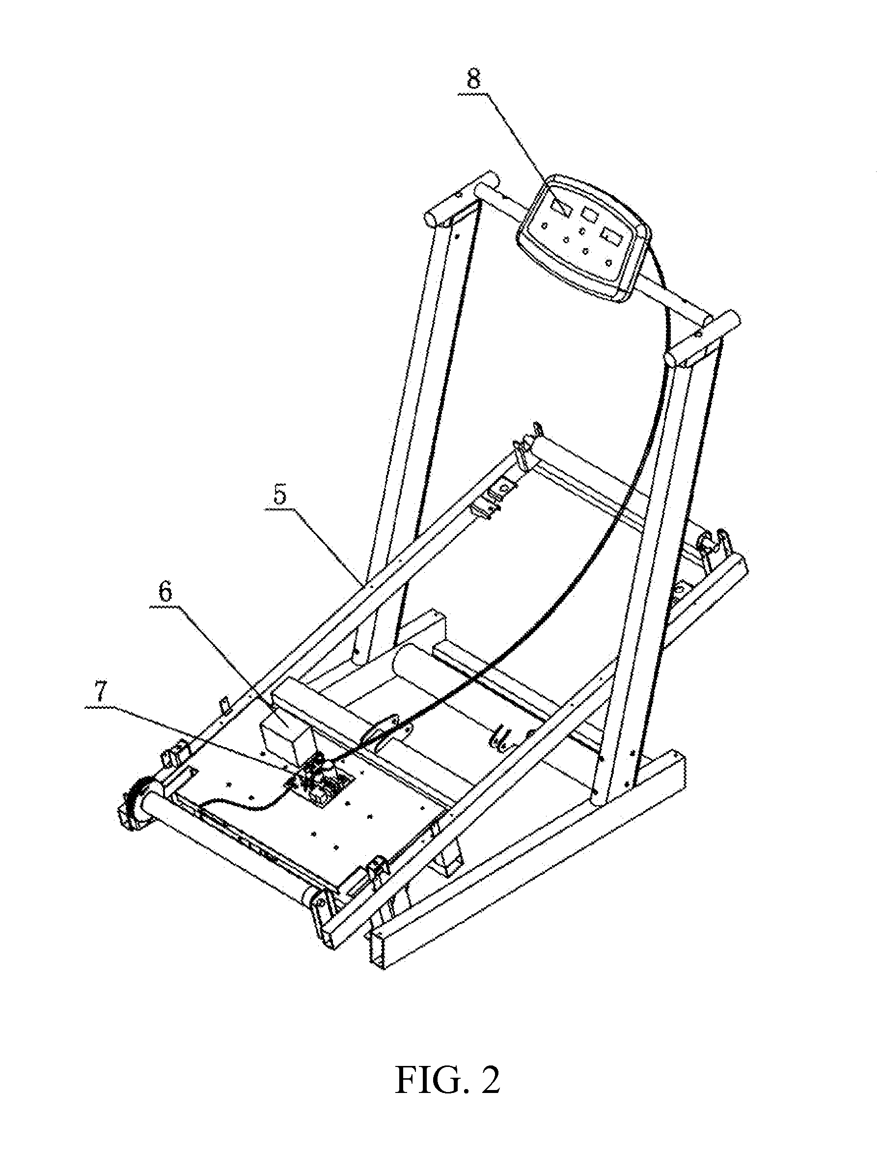 Speed Adjustment Method and Device for Mountain Climbing Machine without External Power